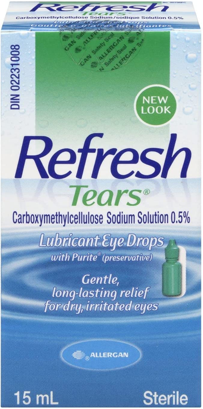 Allergan Refresh Tears Size .5z Allergan Refresh Tears Eye Drops For Mild To Moderate Dry Eyes