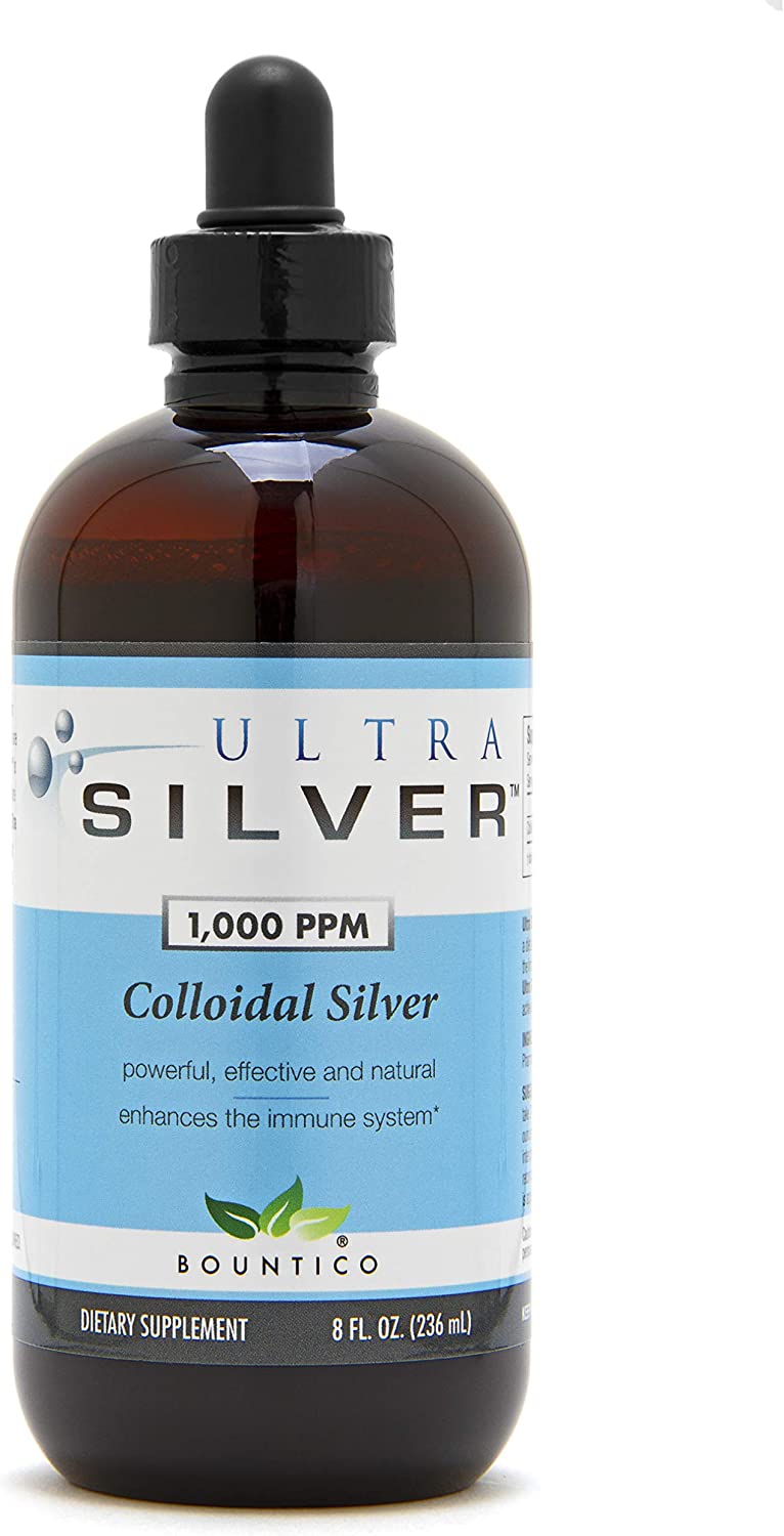 Ultra Silver® Colloidal Silver | 1,000 PPM, 8 Oz (236mL) | Mineral Supplement | True Colloidal Silv
