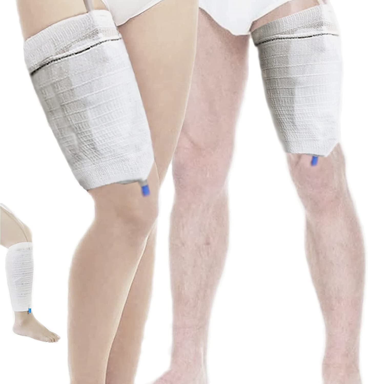 2PCs Catheter Leg Bag Holder Foley Catheter Leg Strap Urinary Drainage Tube Holder Catheter Stabiliz