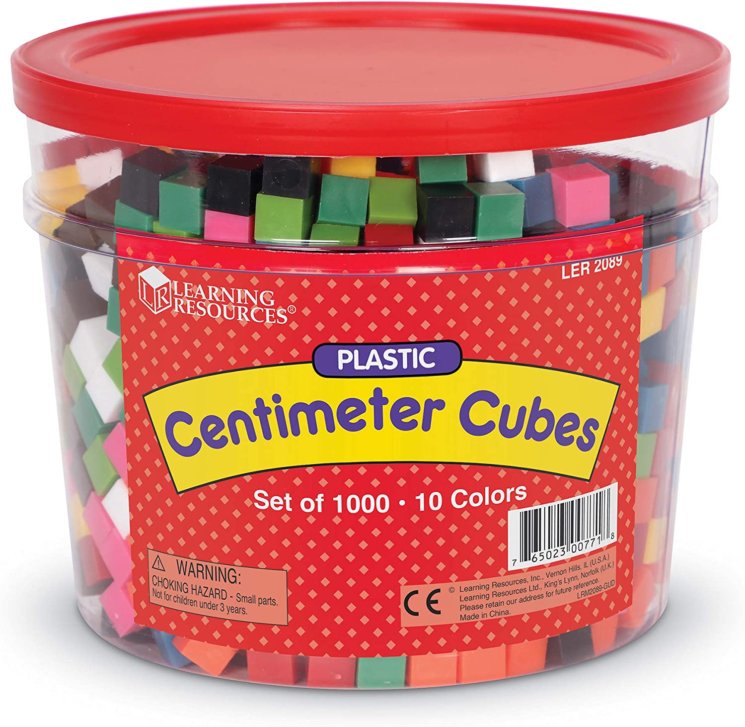 Learning Resources Centimeter Cubes, Set of 1000