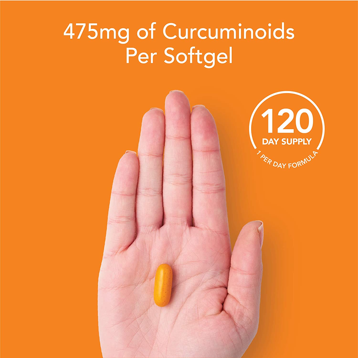 Turmeric Curcumin C3 Complex 500mg, Enhanced with Black Pepper & Organic Coconut Oil for Better Abso