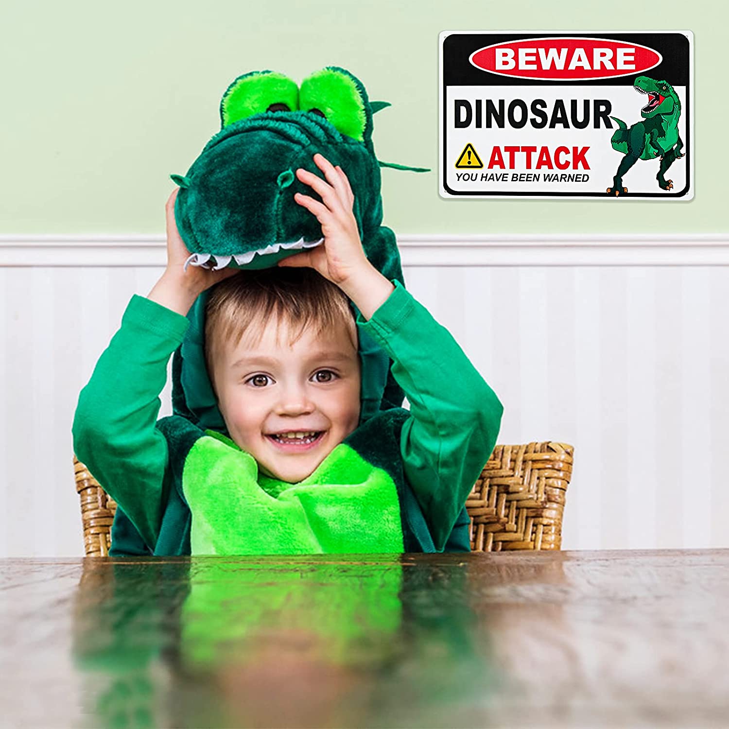 Sosolong Dinosaur Room Decor, Tyrannosaurus Sign Dinosaur Hanging Sign, Dinosaur Party Decorations,