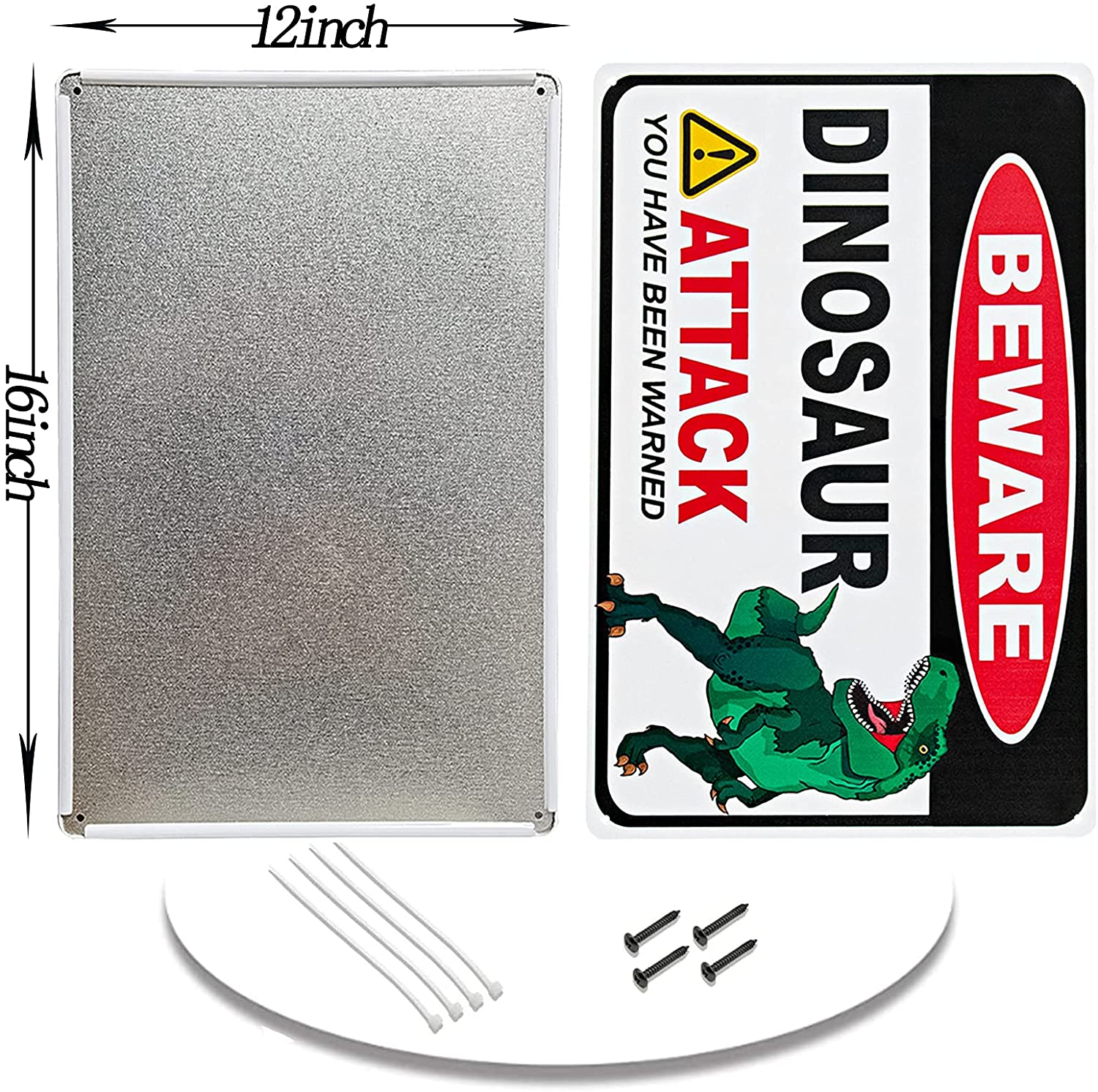 Sosolong Dinosaur Room Decor, Tyrannosaurus Sign Dinosaur Hanging Sign, Dinosaur Party Decorations,