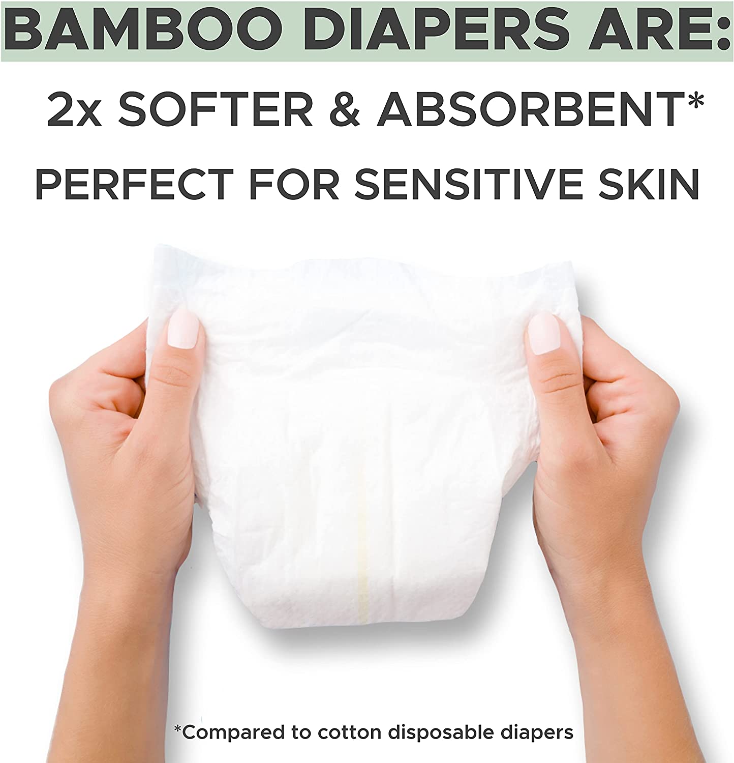 Eco Friendly Premium Bamboo Disposable Diapers by Andy Pandy - Large - for Babies Weighing 20-31 lbs