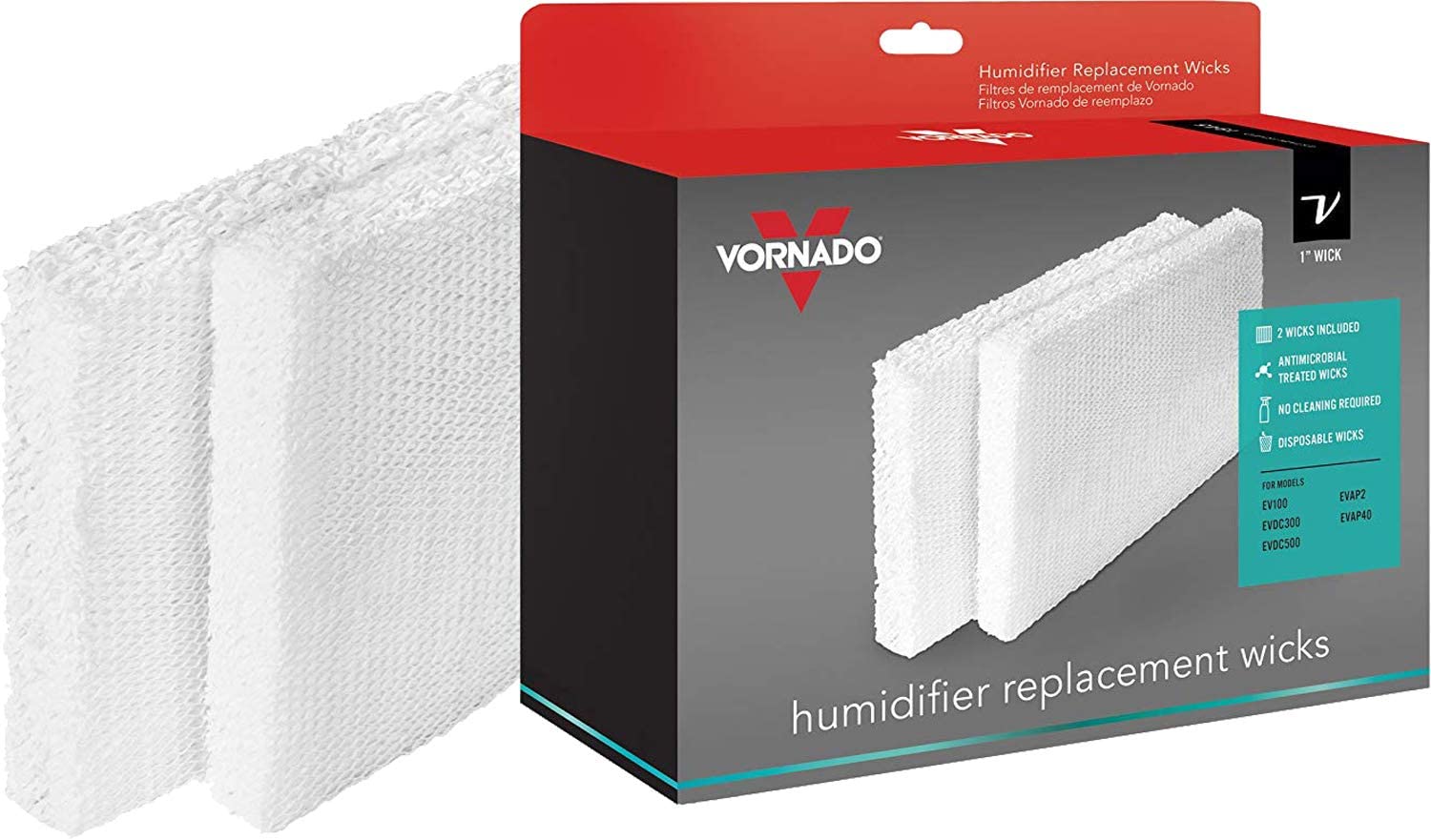 Vornado EV200 Evaporative Whole Room Humidifier with SimpleTank, 1.5
