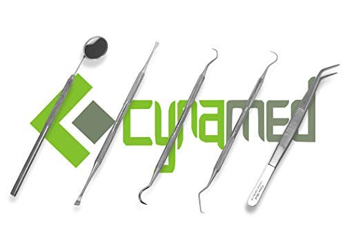 Cynamed -Dental Tools Dental Pick Oral Care Kit, Stainless Steel Dental Hygiene Kit Set, Tooth Scrap