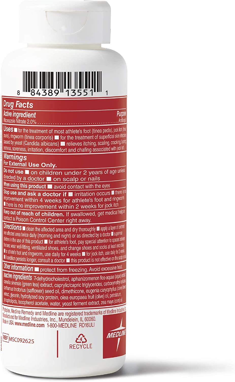 Medline Remedy Non-Decay Powder, White