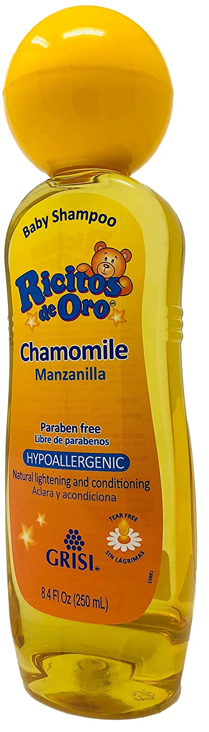 Ricitos de Oro Chamomile Baby Shampoo, Hypoallergenic Tear Free Baby Shampoo with Chamomille Extract