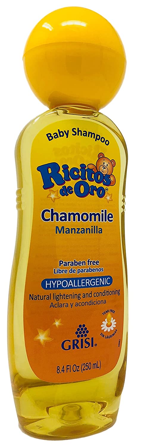 Ricitos de Oro Chamomile Baby Shampoo, Hypoallergenic Tear Free Baby Shampoo with Chamomille Extract