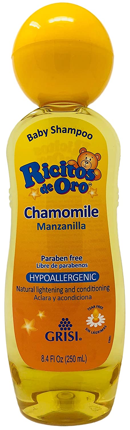 Ricitos de Oro Chamomile Baby Shampoo, Hypoallergenic Tear Free Baby Shampoo with Chamomille Extract