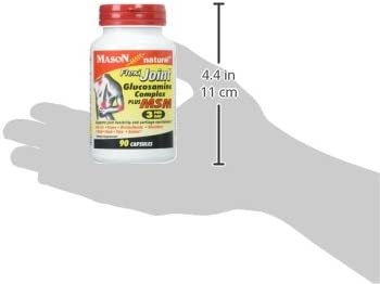 Mason Natural Glucosamine Complex Plus MSM with Vitamin C - Supports Joint Health, Improved Flexibil