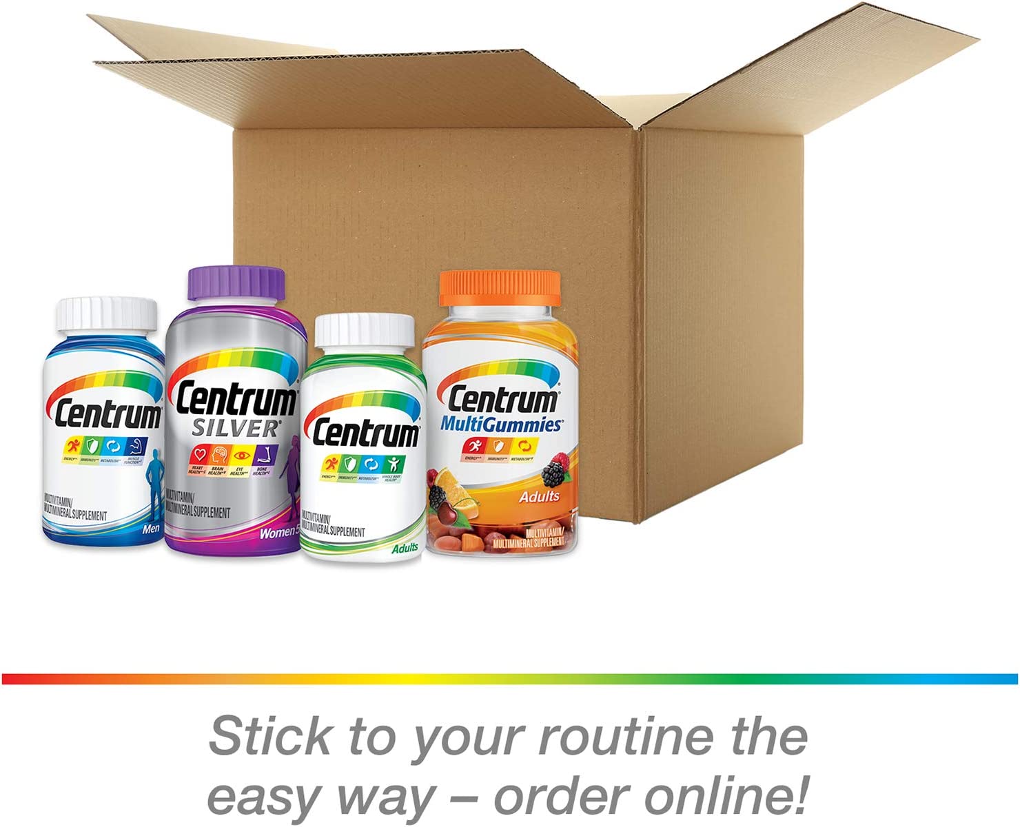 Centrum MultiGummies Multivitamin / Multimineral Supplement Gummies