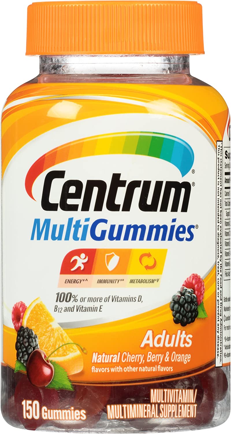 Centrum MultiGummies Multivitamin / Multimineral Supplement Gummies