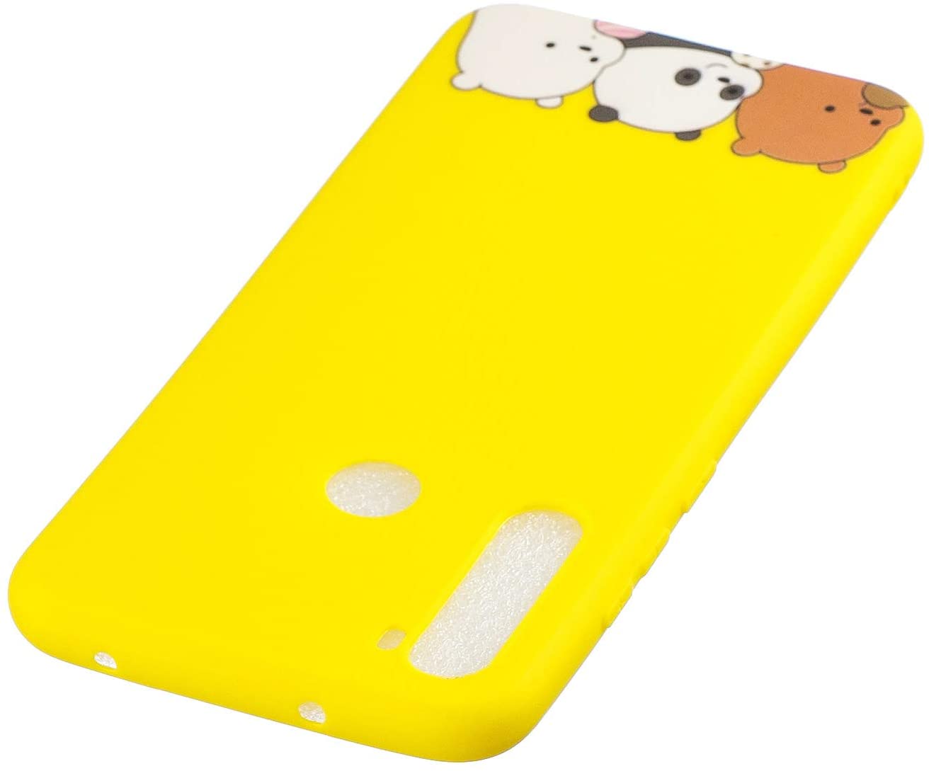 TPU Case for Samsung Galaxy A21,Soft Cover for Samsung Galaxy A21,Herzzer Ultra Slim Stylish [Bear F