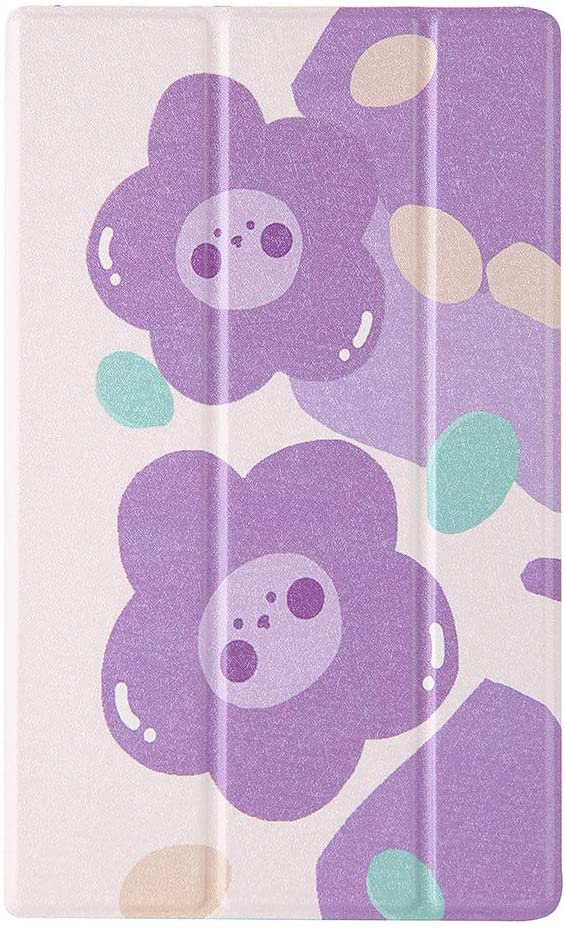 Herzzer Three Fold Leather Case for Amazon Fire HD 8 2016/2017/2018,Slim Multi-Angle View Folio Stan