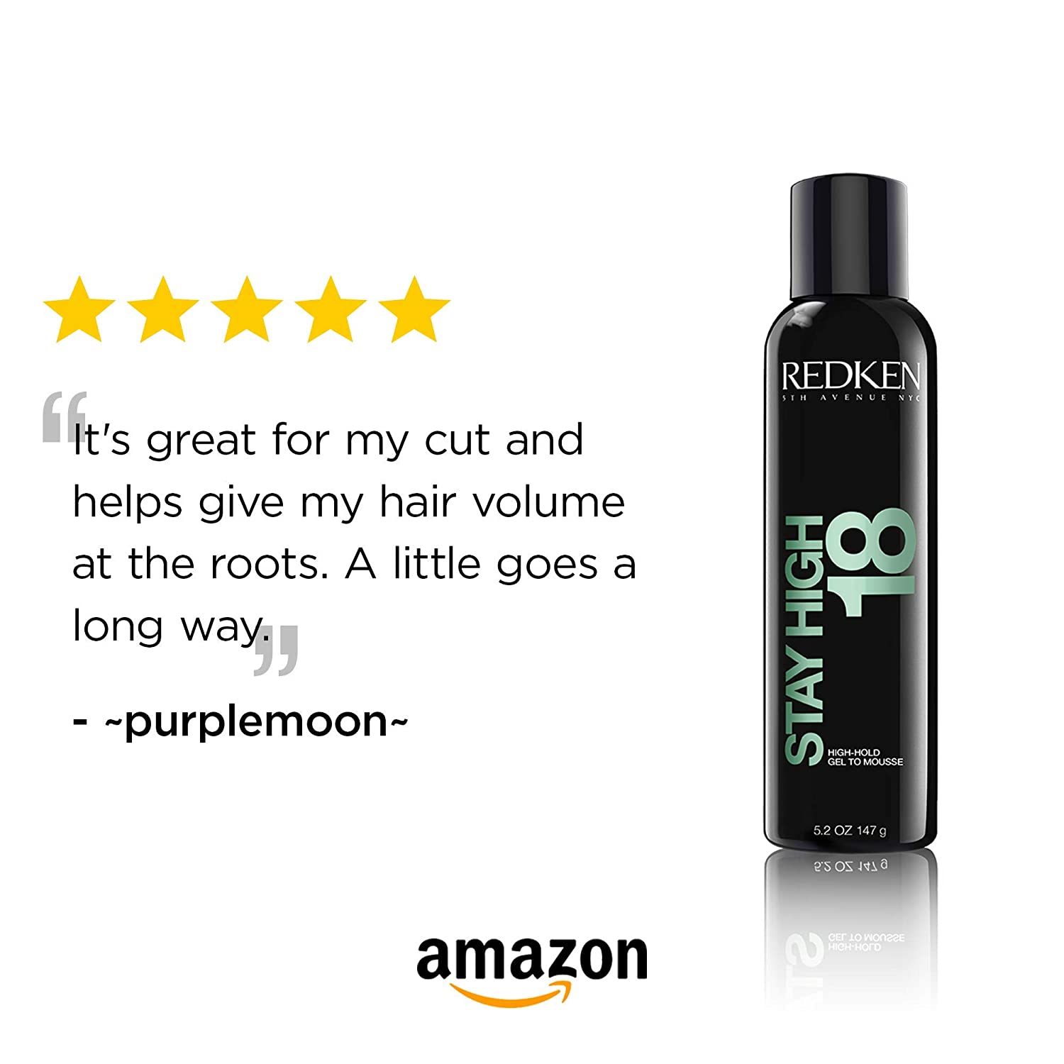 Redken Stay High 18 High-Hold Gel To Mousse | For All Hair Types | Provides Long-Lasting Volume & Bo