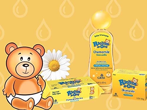 Ricitos de Oro, Baby Shampoo Cleansing Conditioning and Lightening Baby Shampoo with Chamomile Extra