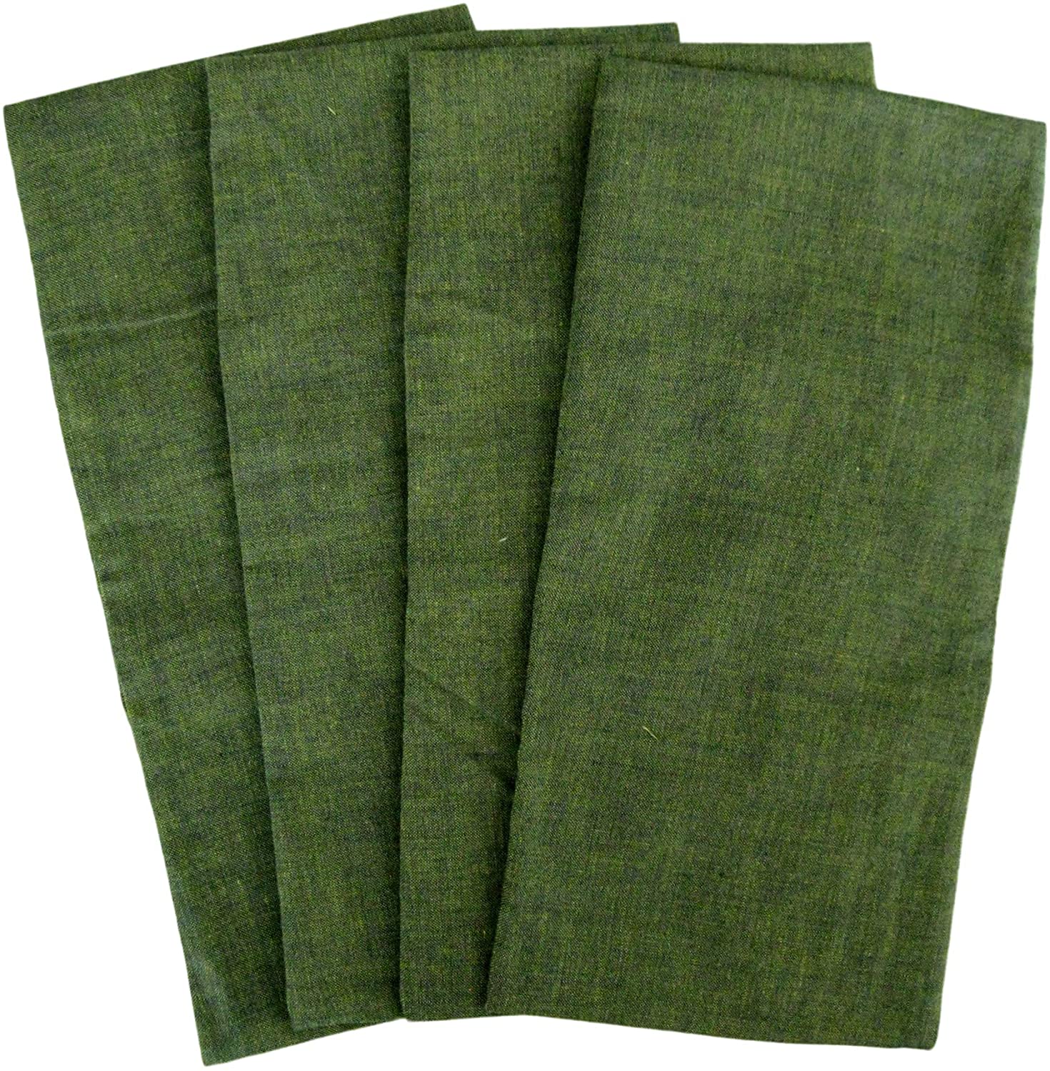 Peacegoods Eye Pillow Cover Pack of (4) - Washable Cotton - Soft Soothing - 4.5 x 9 - fits Our Eye P