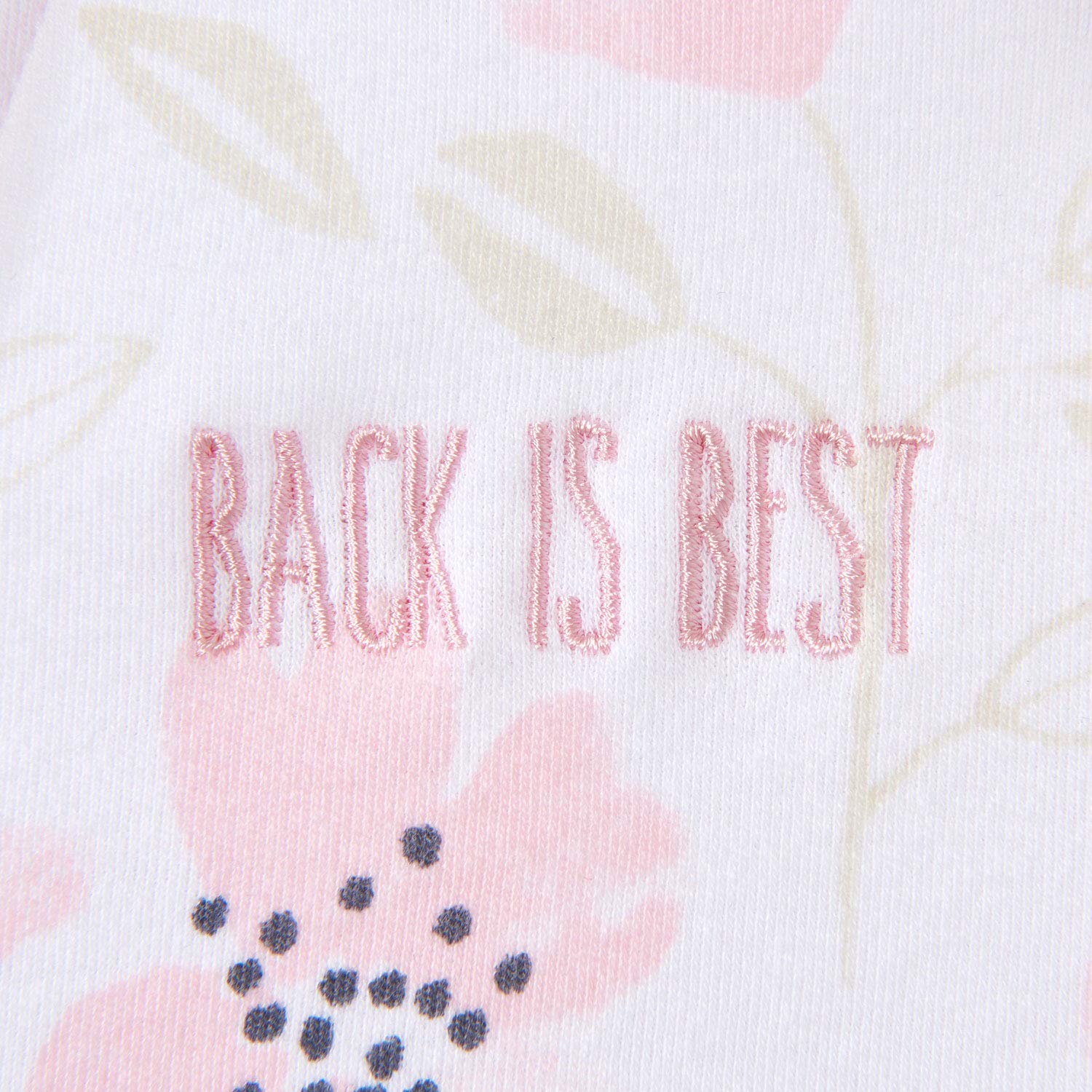 HALO Sleepsack Cotton Wearable Blanket, TOG 0.5, Wildflower Blush, Small