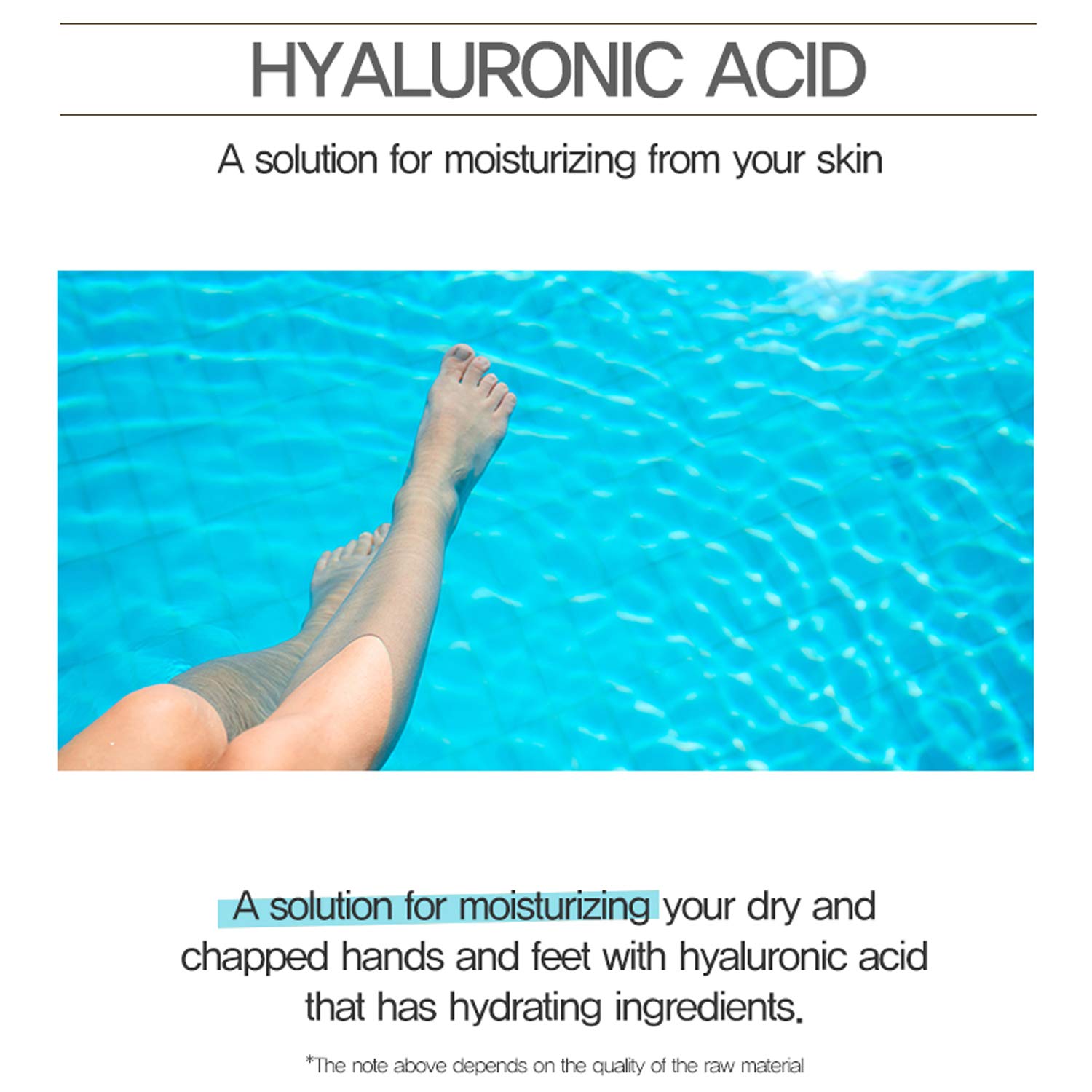 Mizon Hand Cream for Dry Cracked Hands, Elbows, and Heels, with Hyaluronic Acid, Instant Hydration f