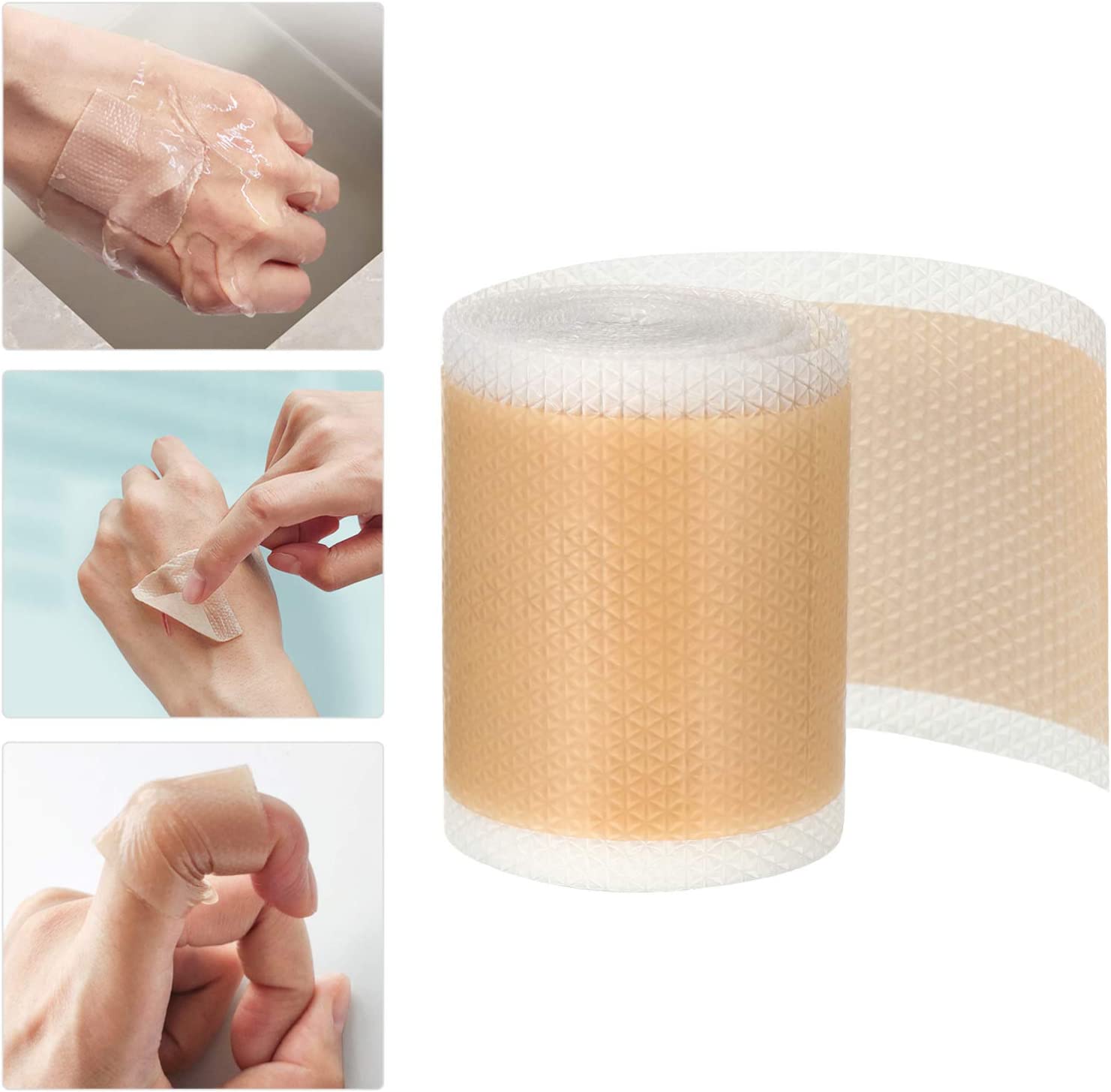Healifty Silicone Scar Sheets CICA Care Gel Sheet Waterproof Scar Removal Stickers Wound Repair Desa