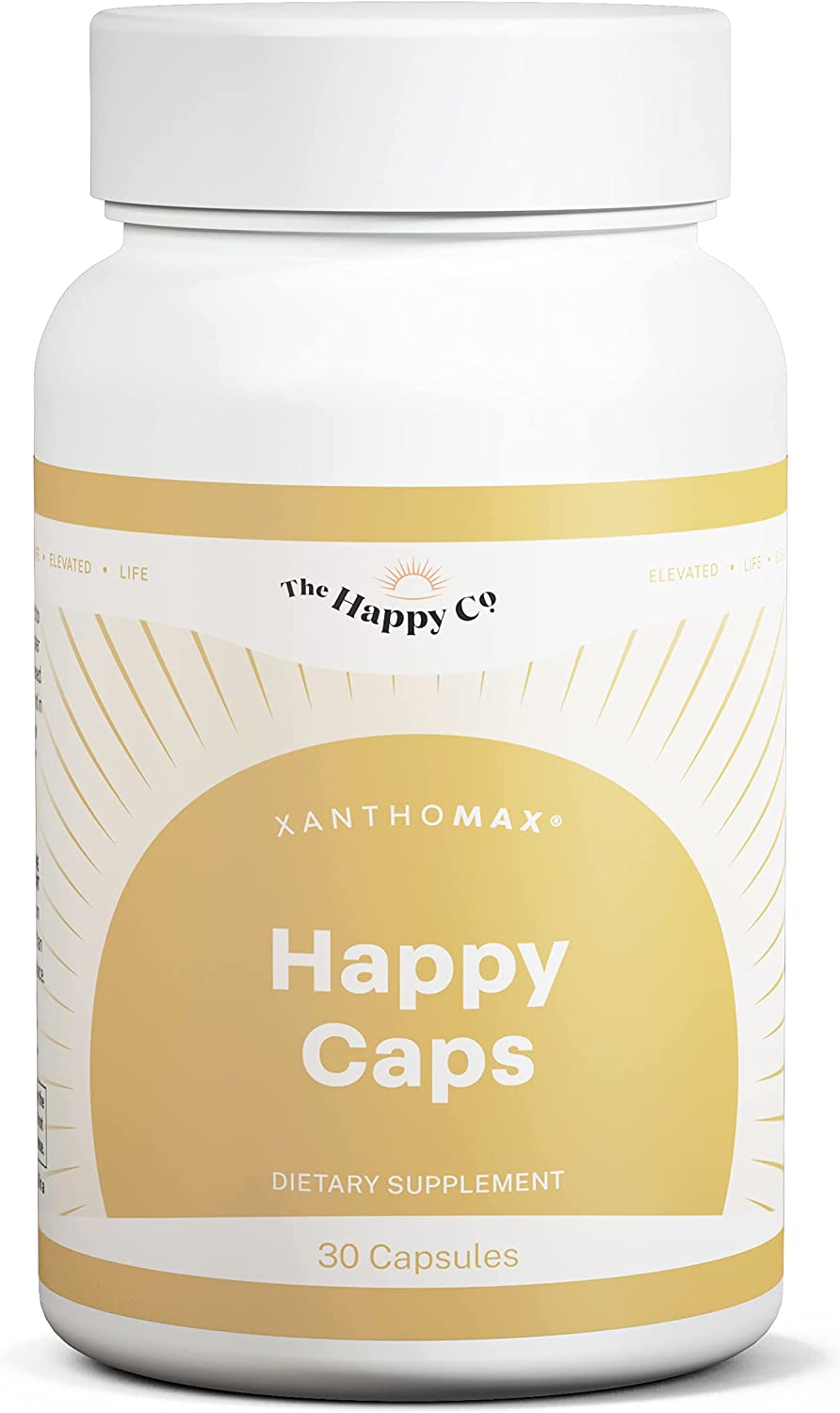 The Happy Co. XanthoMax Happy Caps - Xanthohumol Wellness Supplement to Boost Oxytocin - with Turmer
