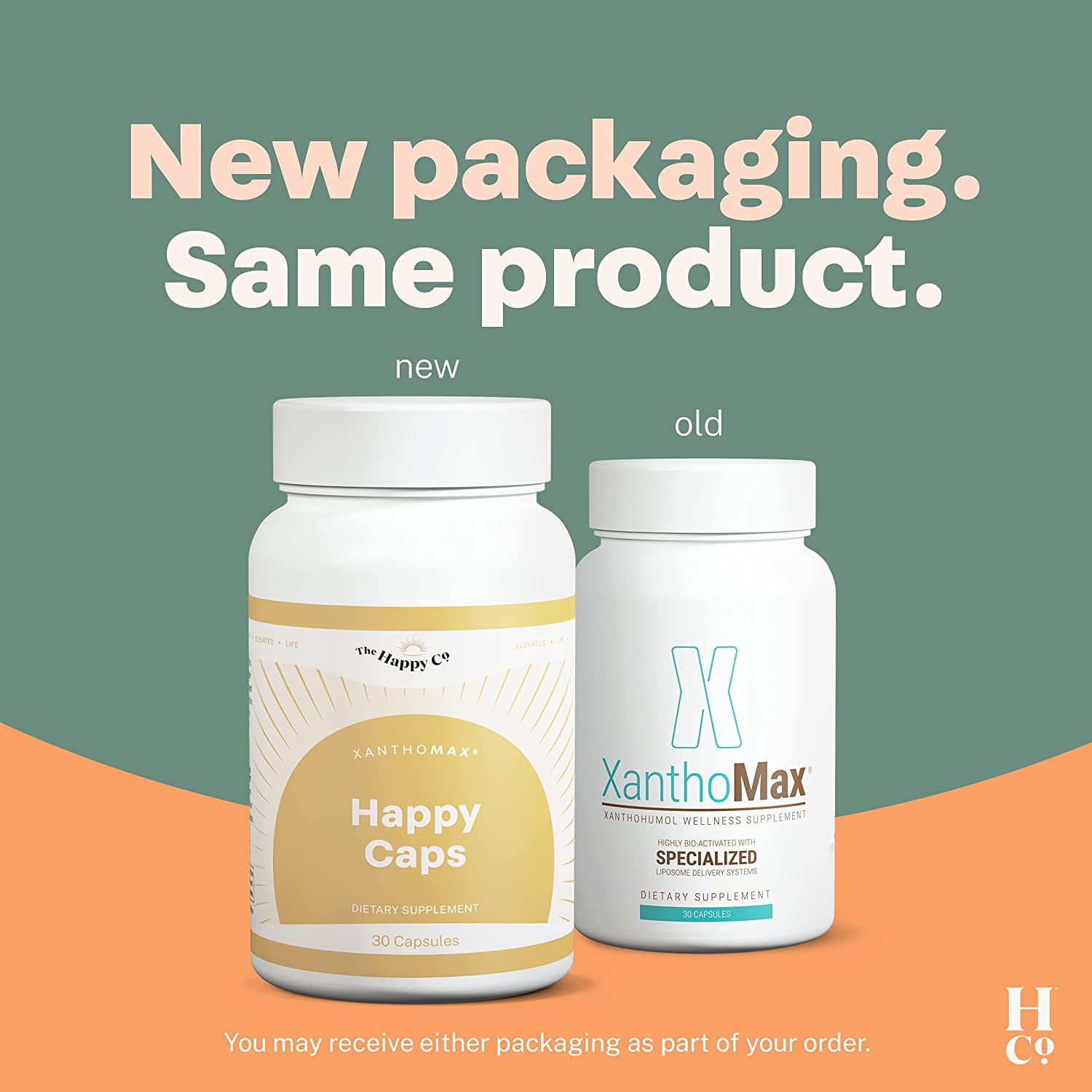 The Happy Co. XanthoMax Happy Caps - Xanthohumol Wellness Supplement to Boost Oxytocin - with Turmer