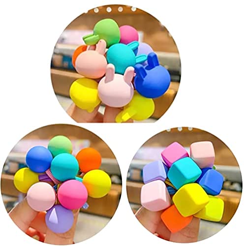 Infants Baby Toddlers Little Girls Colorful Hair Ties Hair Bands Rubber Band High Elastic Hair Rope 