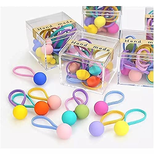 Infants Baby Toddlers Little Girls Colorful Hair Ties Hair Bands Rubber Band High Elastic Hair Rope 