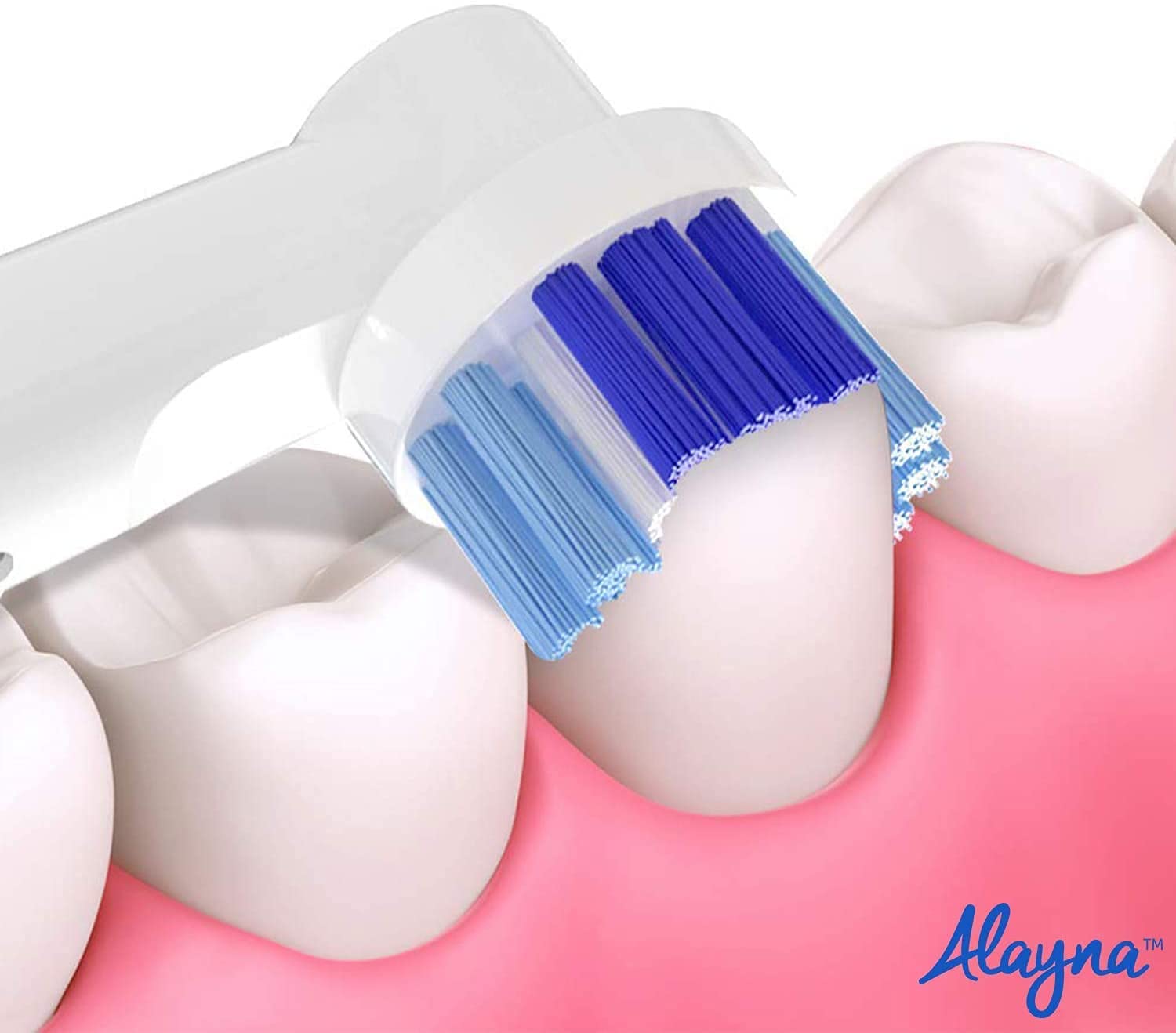 Replacement Toothbrush Heads Compatible with Oral B Braun- Pack of 8 Professional Electric Toothbrus