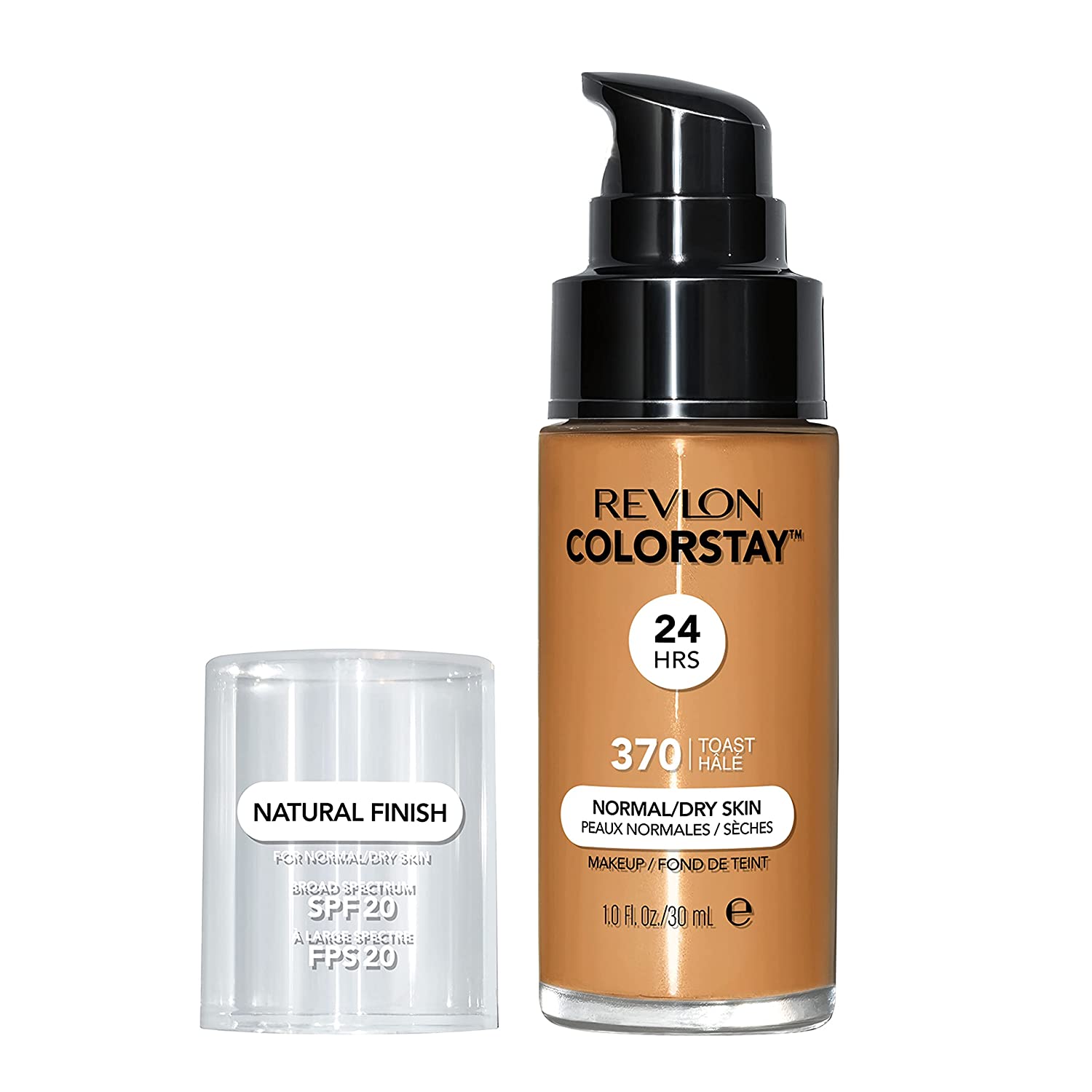 Revlon ColorStay Makeup for Normal/Dry Skin SPF 20, Longwear Liquid Foundation, with Medium-Full Cov