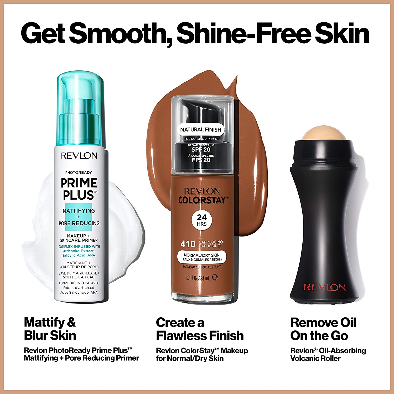 Revlon ColorStay Makeup for Normal/Dry Skin SPF 20, Longwear Liquid Foundation, with Medium-Full Cov