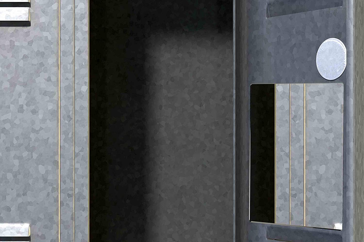 Marketing Holders 5 x 7 Mirror Sheet with Protective Film Lightweight Durable Home Architectural Des