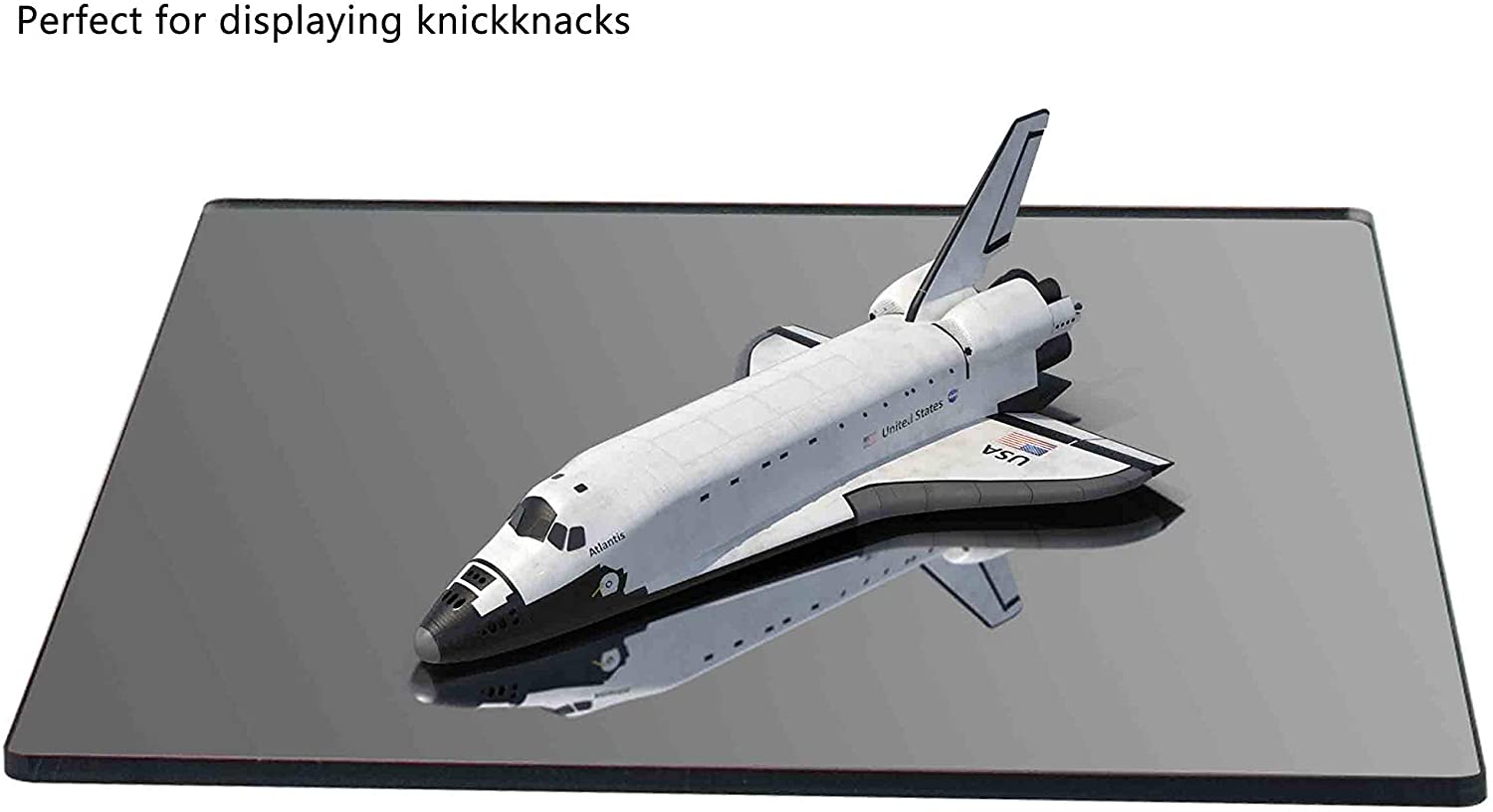 Marketing Holders 5 x 7 Mirror Sheet with Protective Film Lightweight Durable Home Architectural Des