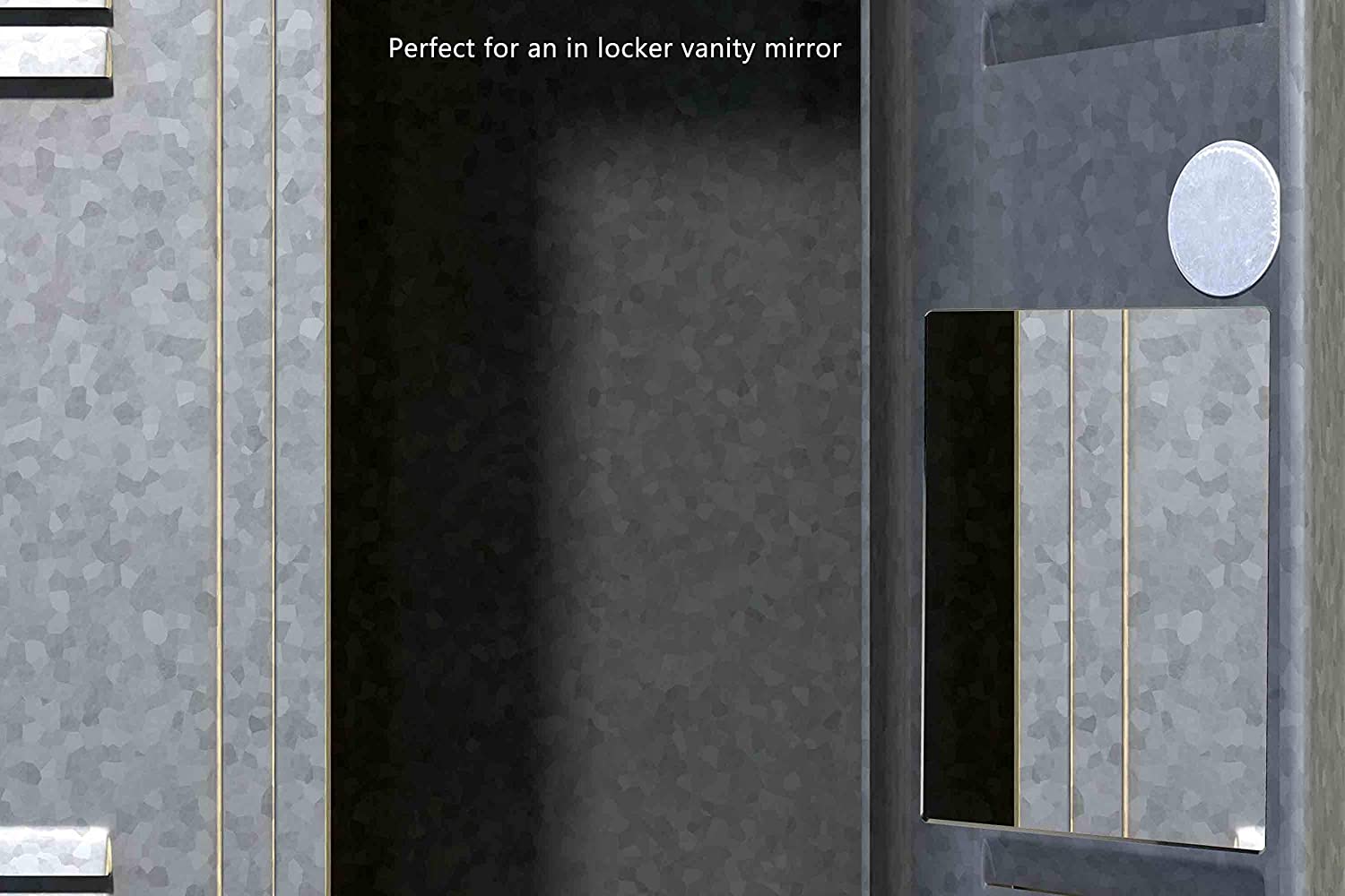 Marketing Holders 5 x 7 Mirror Sheet with Protective Film Lightweight Durable Home Architectural Des