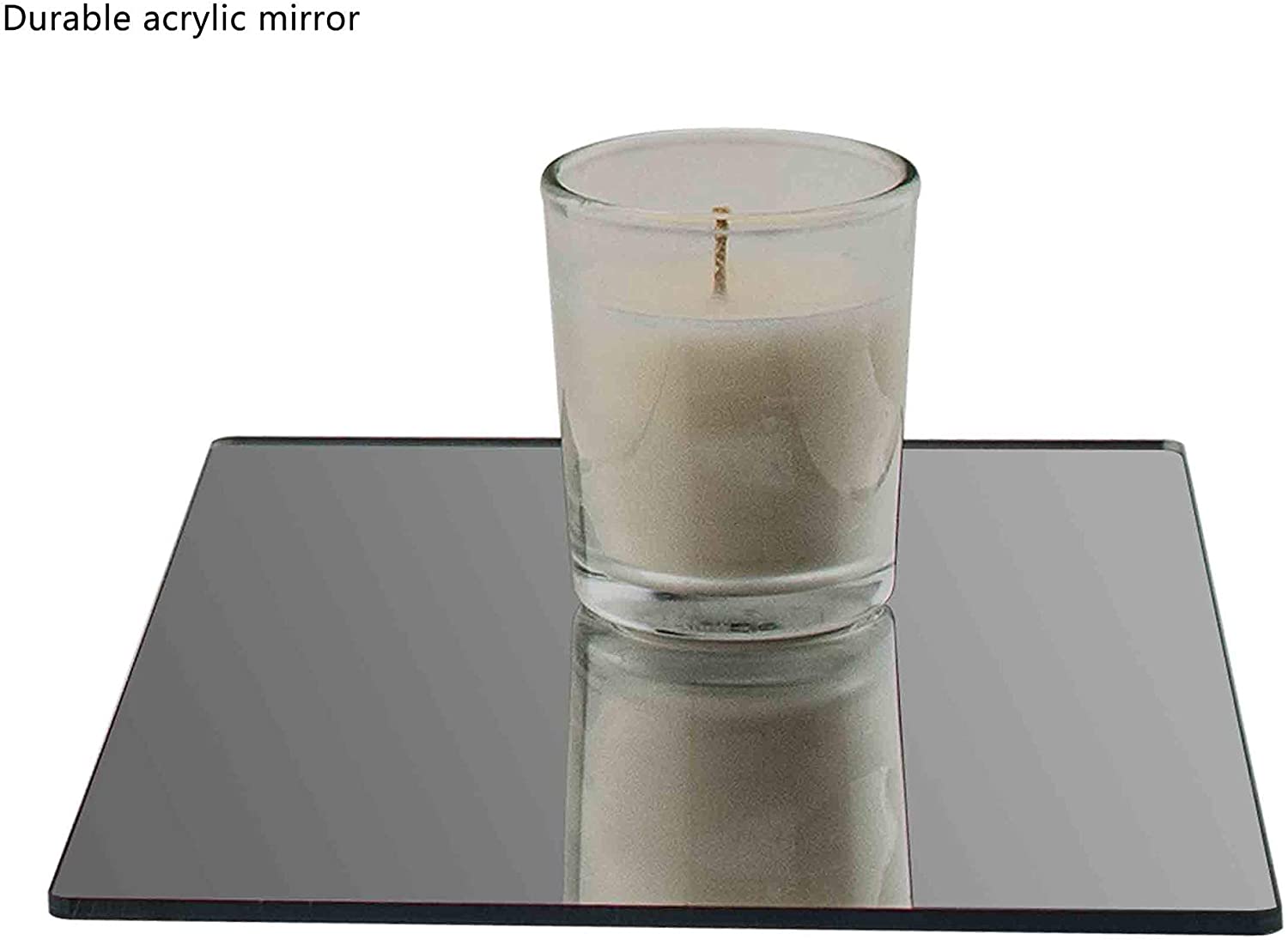 Marketing Holders 5 x 7 Mirror Sheet with Protective Film Lightweight Durable Home Architectural Des