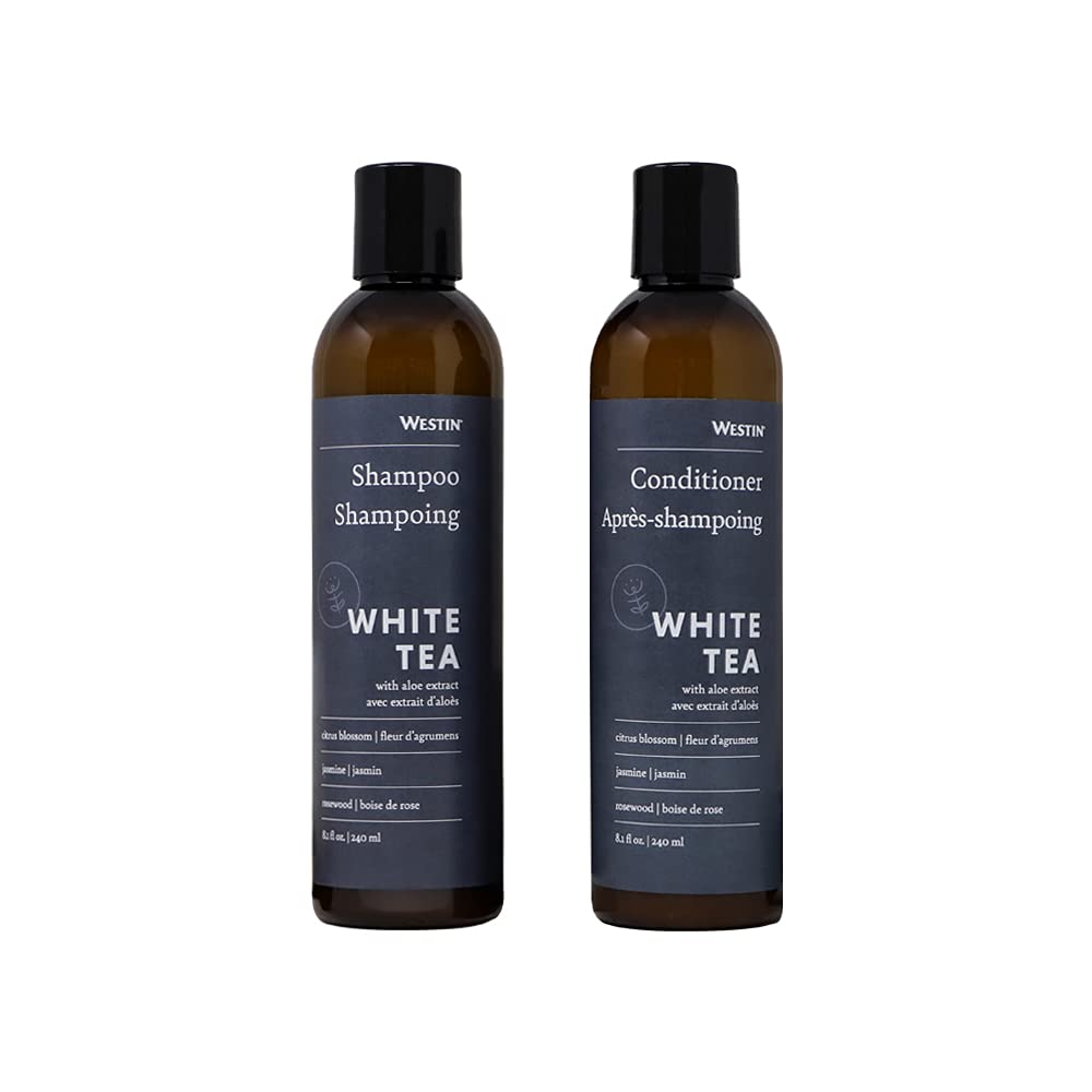 Westin White Tea Aloe Shampoo & Conditioner Set Hotel Amenity Set with Shampoo and Conditioner