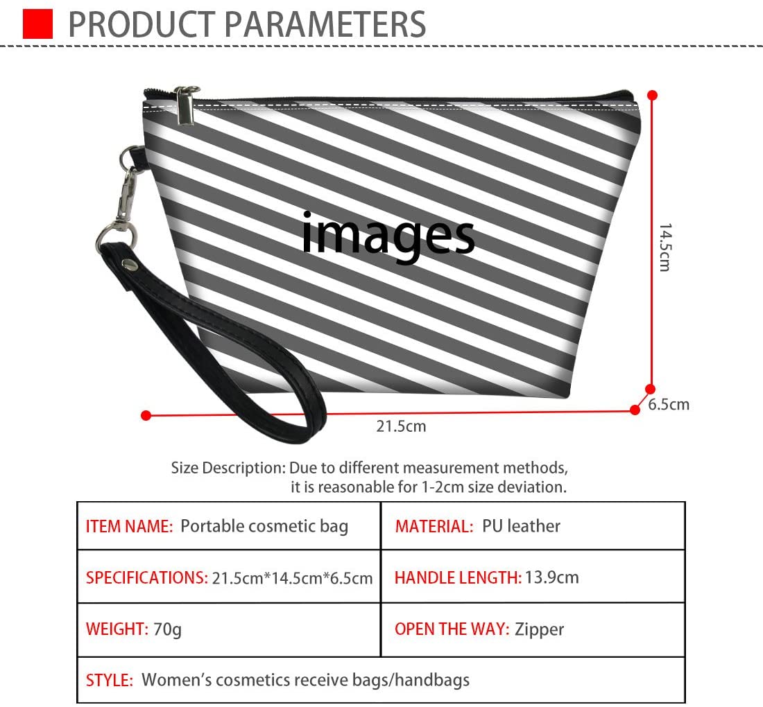 Caroiem Flower Butterfly Cosmotic Pouch for Fashion, Premium Quality Leather Cosmotic Case Coin Purs