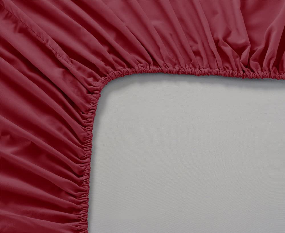 Mellanni Queen Fitted Sheet - Deep Pocket Cooling Sheets up to 16 inch - Hotel Luxury 1800 Bedding -