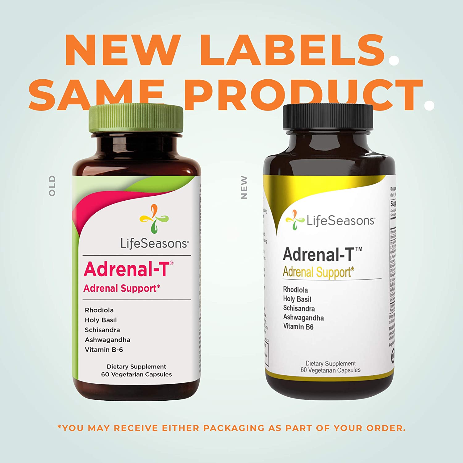 LifeSeasons - Adrenal-T - Adrenal Fatigue Support Supplement - Helps Lower Cortisol - Avoid Burnout