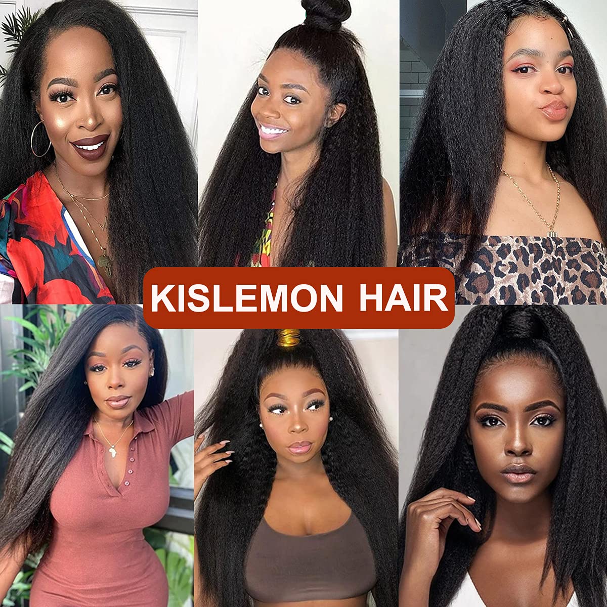 Clip in Human Hair Extensions Kinky Straight 100% Unprocessed Virgin Remy Hair Clip Ins For Black Wo