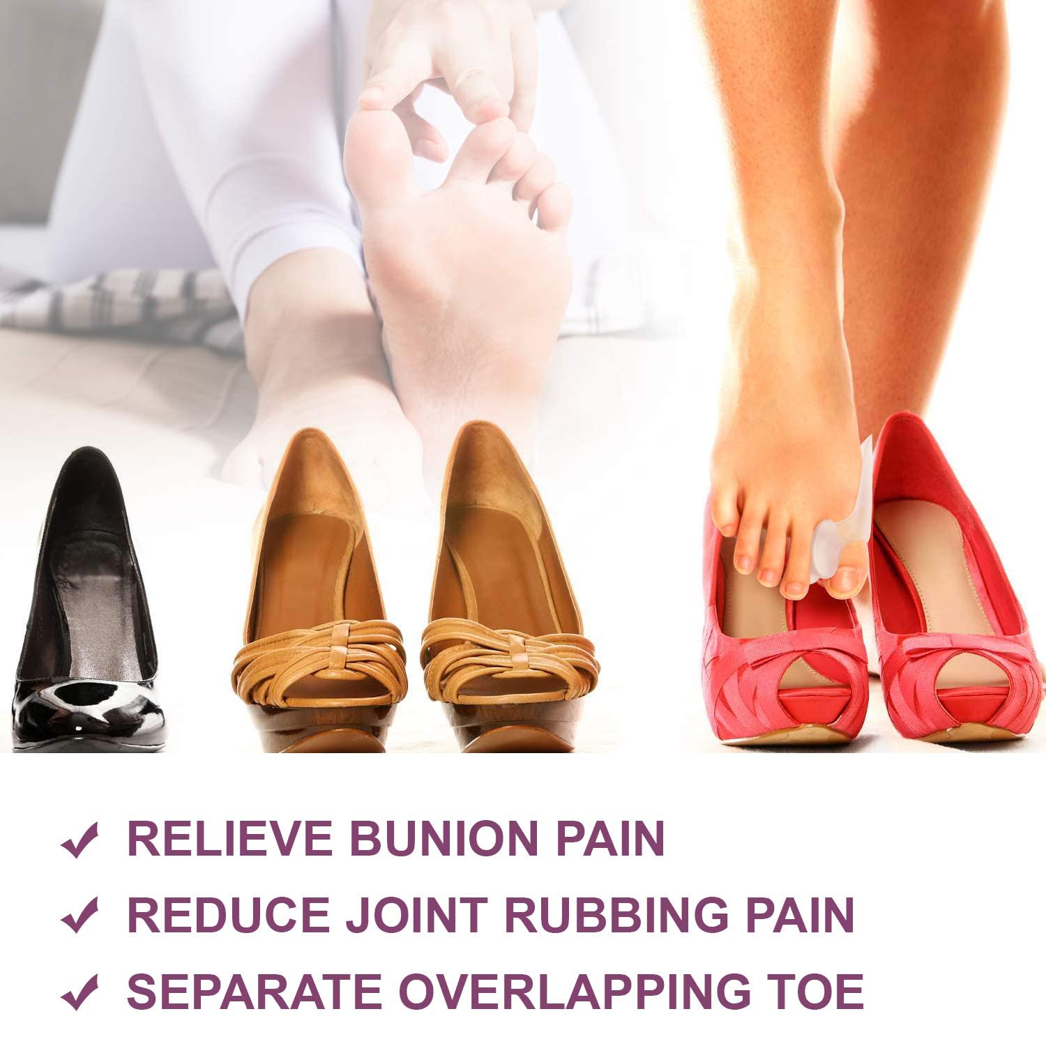 10 Pack Bunion Cushion and Protector(1/2