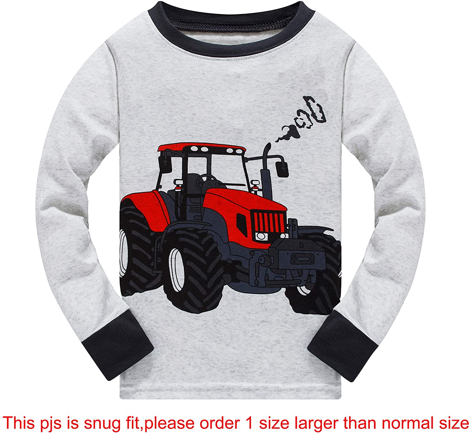 Boys Pajamas 100% Cotton Planet Pjs Toddler 2 Piece Sleepwear Kids Clothes Set Size 3t -10t