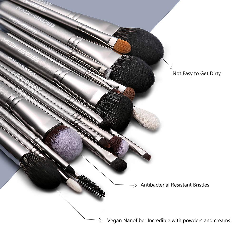 Professional Makeup Brush Set,Eigshow Makeup Brushes Perfect for Foundation Face Powder Blending Blu