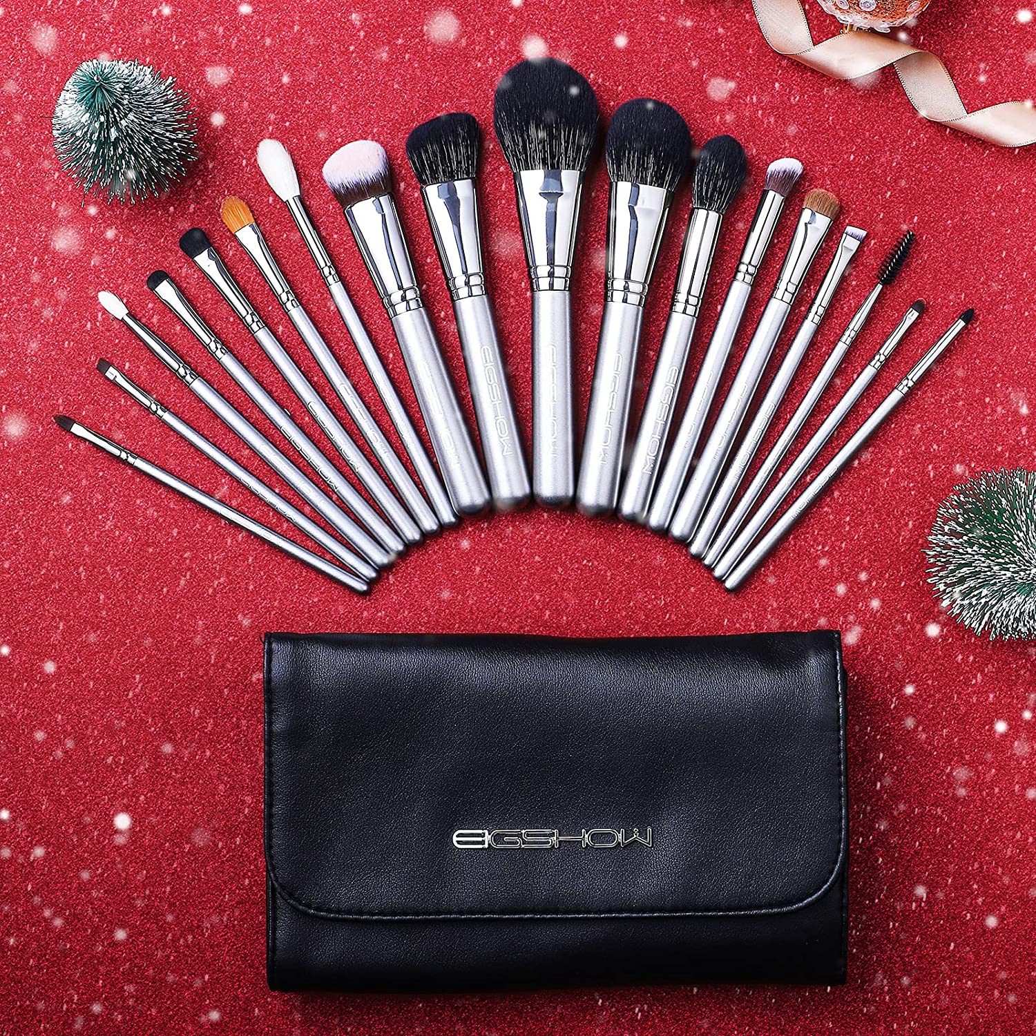 Professional Makeup Brush Set,Eigshow Makeup Brushes Perfect for Foundation Face Powder Blending Blu