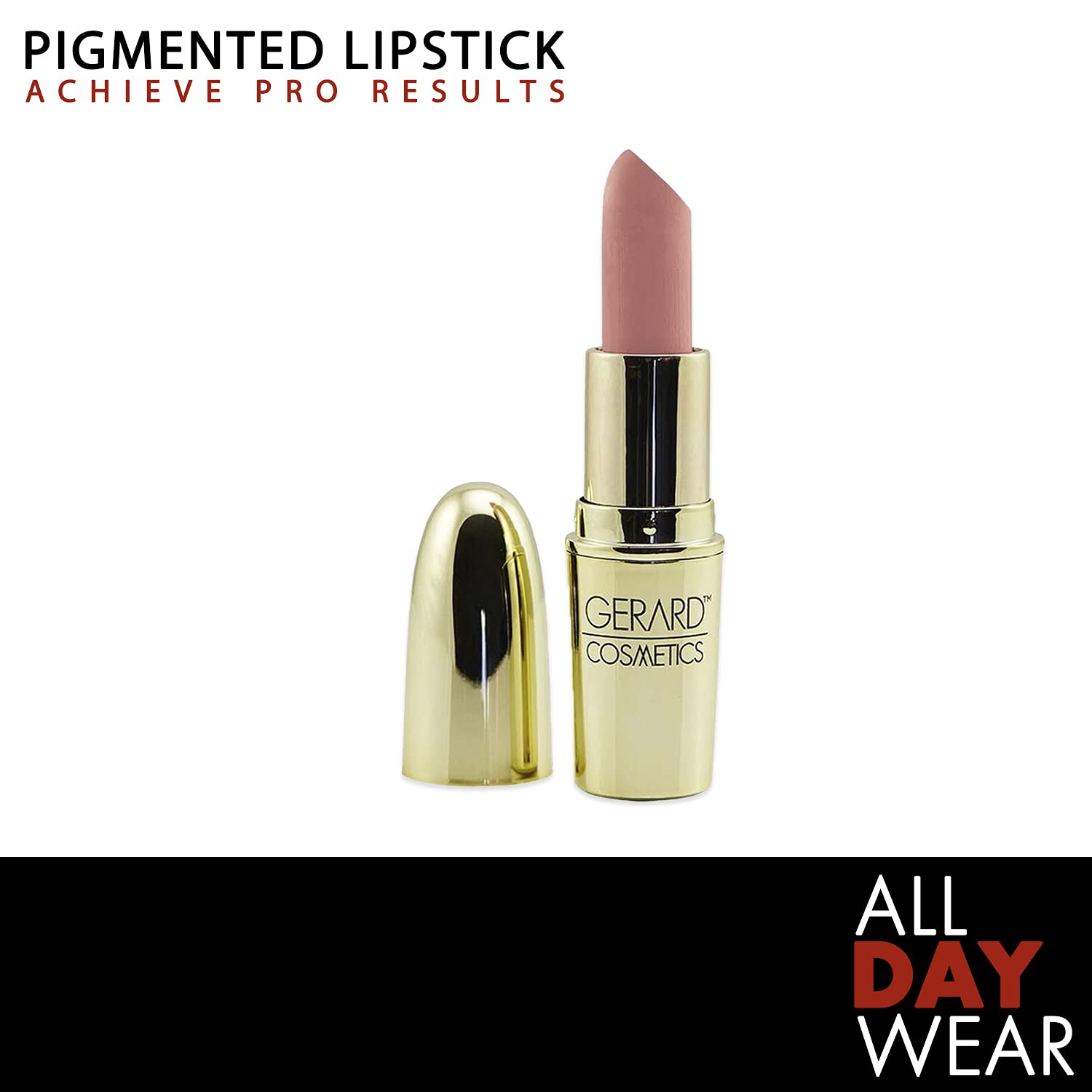 Gerard Cosmetics Lipstick Cherry Cordial | Dark Red Lipstick with Comfort Matte Finish | Highly Pigm