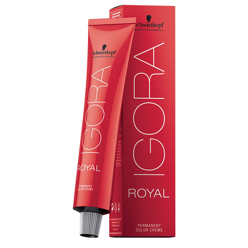 Schwarzkopf Igora Royal 9-0 Extra Light Blonde Permanent Hair Color and M Hair Designs Tint Brush (B