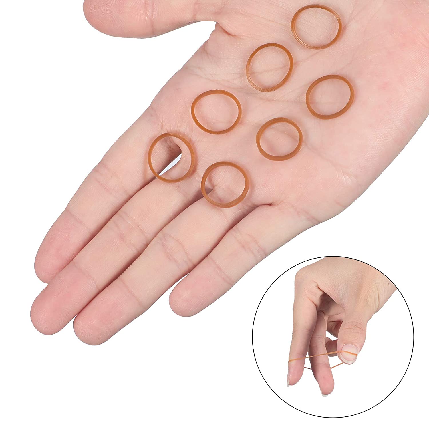 2000 Pack Mini Rubber Bands Elastic Hair Bands Soft Hair Ties with Box for Children Hair Braiding Ha