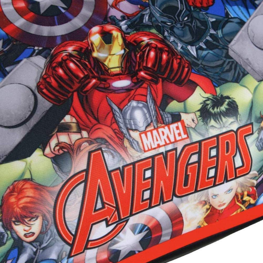 KidsEmbrace Marvel Avengers Backless Booster Car Seat with Seatbelt Positioning Clip