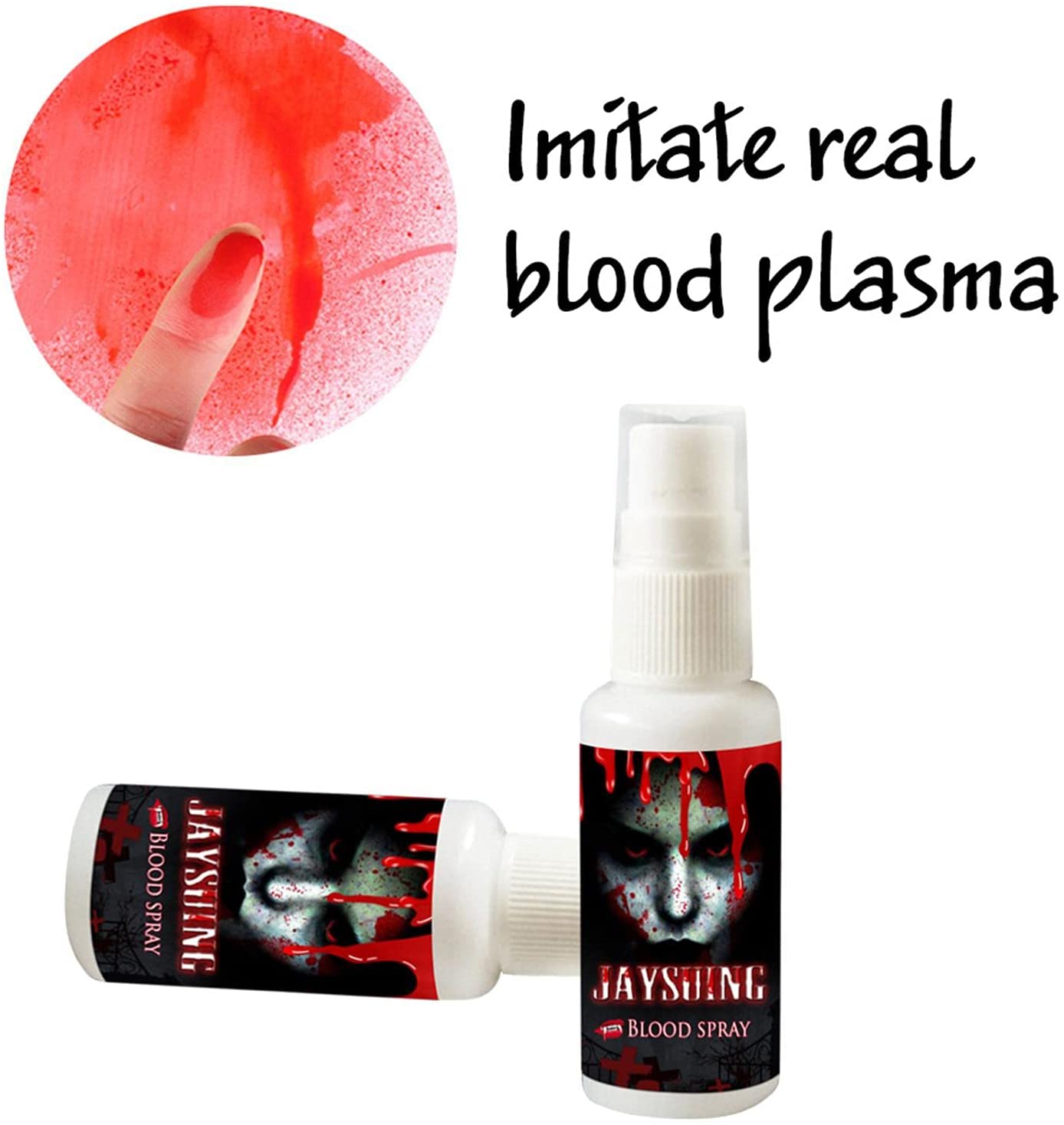 Tengan Fake Blood Spray, Halloween Vampire Realistic Artificial Blood, 30ML- for Theater and Costume